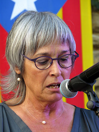 La coordinadora territorial de l�ANC de Girona Marta de Puig
