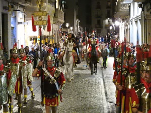 Setmana Santa 2017 a Girona. Process&oacute; del Sant Enterrament