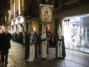 Setmana Santa 2017 a Girona. Process&oacute; del Sant Enterrament