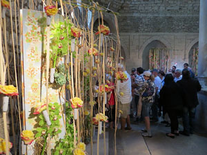 Temps de Flors 2017. Decoracions florals als diversos espais dels Banys &Agrave;rabs