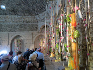 Temps de Flors 2017. Decoracions florals als diversos espais dels Banys &Agrave;rabs