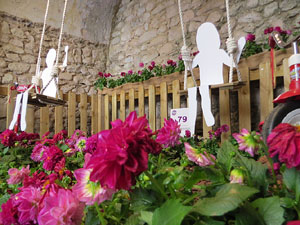 Temps de Flors 2017. Decoracions florals als diversos espais dels Banys &Agrave;rabs