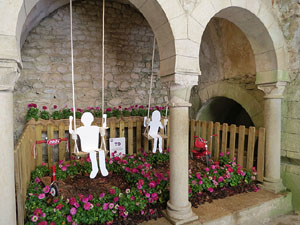 Temps de Flors 2017. Decoracions florals als diversos espais dels Banys &Agrave;rabs
