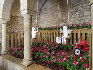 Temps de Flors 2017. Decoracions florals als diversos espais dels Banys &Agrave;rabs