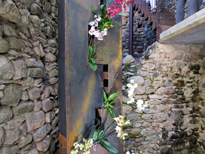 Temps de Flors 2017. Decoracions florals als diversos espais dels Banys &Agrave;rabs