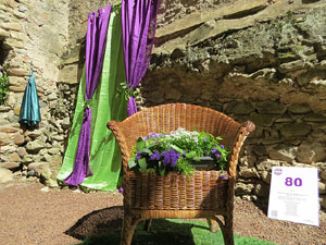 Temps de Flors 2017. Decoracions florals als diversos espais dels Banys &Agrave;rabs