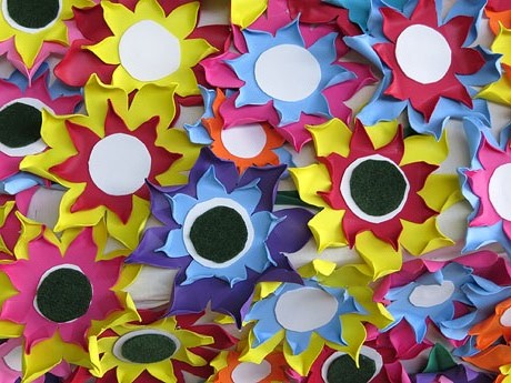 Temps de Flors 2017. Instal&middot;lacions i muntatges als espais del carrer Nou