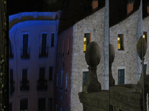Temps de Flors 2017. Instal&middot;laci&oacute; 'Codi Petri' a les escales de la Catedral