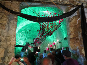 Temps de Flors 2017. Decoracions florals als diversos espais dels Soterranis de la Catedral