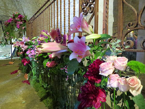 Temps de Flors 2017. Decoracions florals als diversos espais dels Soterranis de la Catedral