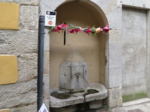 Temps de Flors 2017. Decoracions florals a les sis fonts del Barri Vell
