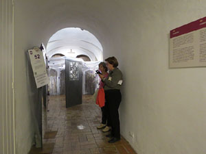 Temps de Flors 2017. Instal&middot;laci&oacute; a l'assecador del Museu d'Hist&ograve;ria