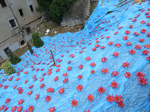 Temps de Flors 2017. Instal&middot;lacions i muntatges al Mirador del Carrer de les Dones