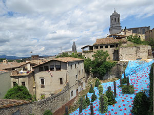 Temps de Flors 2017. Instal&middot;lacions i muntatges al Mirador del Carrer de les Dones