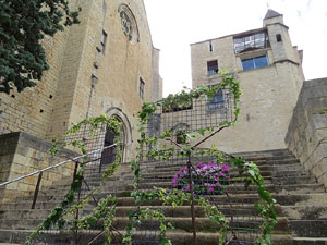 Temps de Flors 2017. Instal&middot;lacions i muntatges florals a diversos espais de la UdG: escales i pla&ccedil;a de Sant Dom&egrave;nec, pati de l'edifici de les &Agrave;ligues