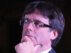 Acte de campanya pel S&Iacute; amb el President Carles Puigdemont a la pla&ccedil;a de la Independ&egrave;ncia