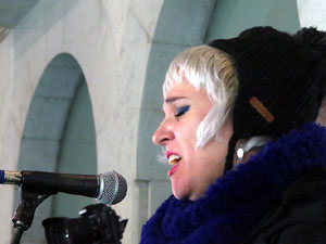 Concentraci&oacute; per la llibertat dels presos pol&iacute;tics a la pla&ccedil;a del Vi