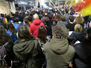 Jornada de vaga general 8N. Concentraci&oacute; a la pla&ccedil;a del Vi