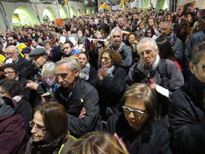 Jornada de vaga general 8N. Concentraci&oacute; a la pla&ccedil;a del Vi
