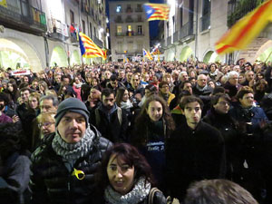 Jornada de vaga general 8N. Concentraci&oacute; a la pla&ccedil;a del Vi