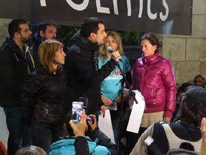 Jornada de vaga general 8N. Concentraci&oacute; a la pla&ccedil;a del Vi