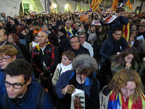 Jornada de vaga general 8N. Concentraci&oacute; a la pla&ccedil;a del Vi