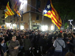 Jornada de vaga general 8N. Concentraci&oacute; a la pla&ccedil;a del Vi