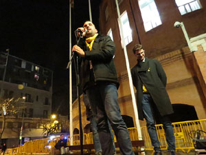 Concentraci&oacute; davant la delegaci&oacute; del govern espanyol convocada pel Comit&egrave; de Defensa de la Rep&uacute;blica (CDR) de Catalunya