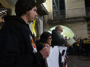 Concentraci&oacute; a la pla&ccedil;a del Vi per la llibertat dels presos pol&iacute;tics