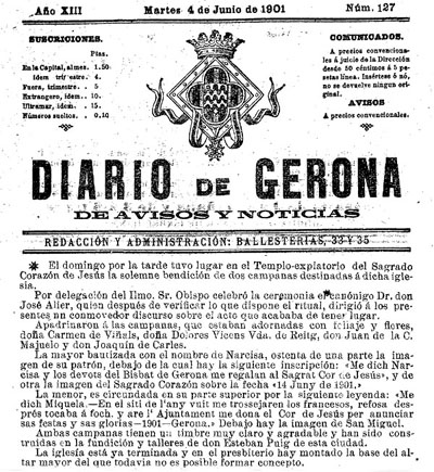 Diario de Gerona de avisos i not&iacute;cias del dimarts 4 de juny 1901