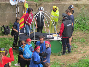 Fires 2017. 6a. Baixada d'Andr&ograve;mines pel riu Onyar del segle XXI