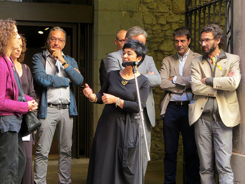 Inauguraci&oacute; a la placeta de l'Institut Vell