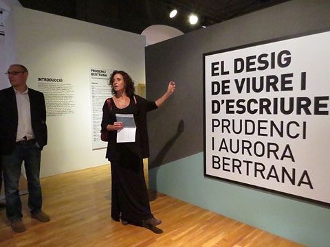 Explicaci&oacute; inaugural de la comiss&agrave;ria Gl&ograve;ria Granell