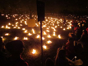 Fires 2017. Espectacle de foc i m&uacute;sica Llumin&agrave;ries de Fires, amb Taller de Magn&egrave;sia i Els Berros de la Cort