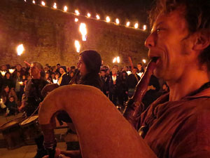 Fires 2017. Espectacle de foc i m&uacute;sica Llumin&agrave;ries de Fires, amb Taller de Magn&egrave;sia i Els Berros de la Cort