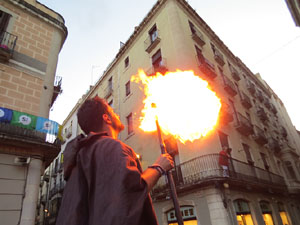 Fires 2017. Preg&oacute; de Fires. La cercavila de gegants i capgrossos fins la pla&ccedil;a del Vi