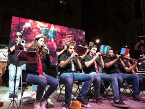 Fires 2017. El preg&oacute;. Concert amb la Cobla Bisbal Jove