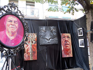 Fires 2017. 49a. Fira del Dibuix, la Pintura i la Fotografia a la Rambla de la Llibertat, i Fira de l'Alimentaci&oacute;