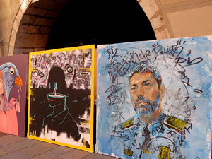 Fires 2017. 49a. Fira del Dibuix, la Pintura i la Fotografia a la Rambla de la Llibertat, i Fira de l'Alimentaci&oacute;