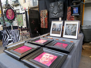 Fires 2017. 49a. Fira del Dibuix, la Pintura i la Fotografia a la Rambla de la Llibertat, i Fira de l'Alimentaci&oacute;