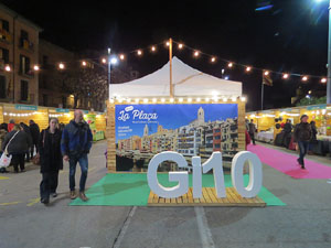 Girona10 2018. Fira de gastronomia i artesania a la pla&ccedil;a Catalunya