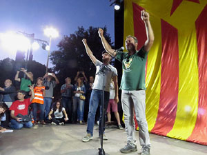 Manifestaci&oacute; 'Rep&uacute;blica!' pels carrers de la ciutat i el Parc de la Devesa