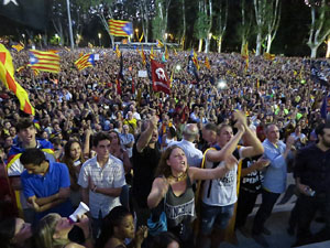 Manifestaci&oacute; 'Rep&uacute;blica!' pels carrers de la ciutat i el Parc de la Devesa