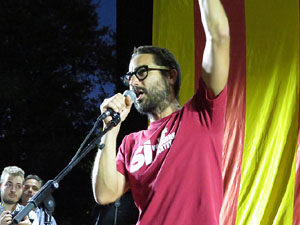 Manifestaci&oacute; 'Rep&uacute;blica!' pels carrers de la ciutat i el Parc de la Devesa