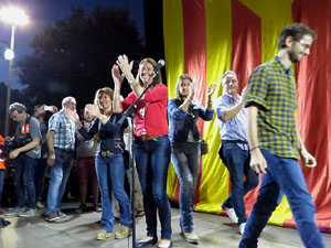 Manifestaci&oacute; 'Rep&uacute;blica!' pels carrers de la ciutat i el Parc de la Devesa