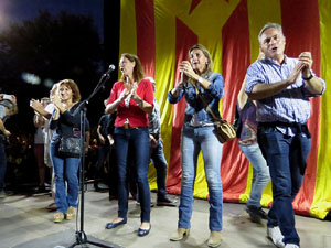 Manifestaci&oacute; 'Rep&uacute;blica!' pels carrers de la ciutat i el Parc de la Devesa