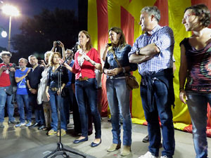 Manifestaci&oacute; 'Rep&uacute;blica!' pels carrers de la ciutat i el Parc de la Devesa