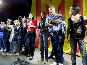 Manifestaci&oacute; 'Rep&uacute;blica!' pels carrers de la ciutat i el Parc de la Devesa