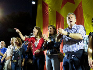 Manifestaci&oacute; 'Rep&uacute;blica!' pels carrers de la ciutat i el Parc de la Devesa