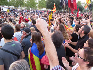Manifestaci&oacute; 'Rep&uacute;blica!' pels carrers de la ciutat i el Parc de la Devesa